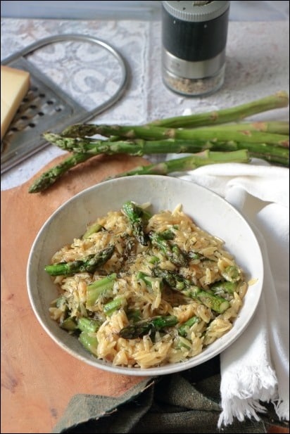 Orzo-cremeux-comte-asperges-vertes (9) orzo asperges comté facon risotto
