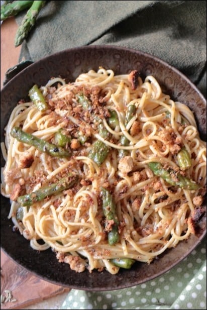 Pates-asperges-anchois (7) pates au asperge verte