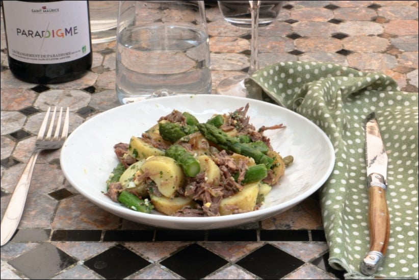 Salade_boeuf_parmentiere_printemps (4) salade boeuf effiloché pommes de terre asperges