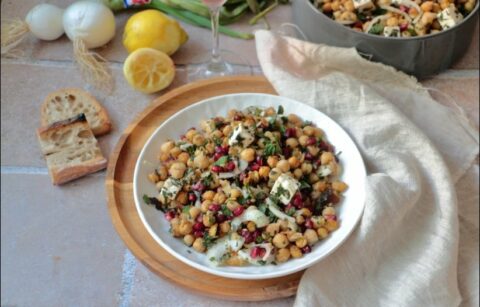 salade de pois chiches et feta