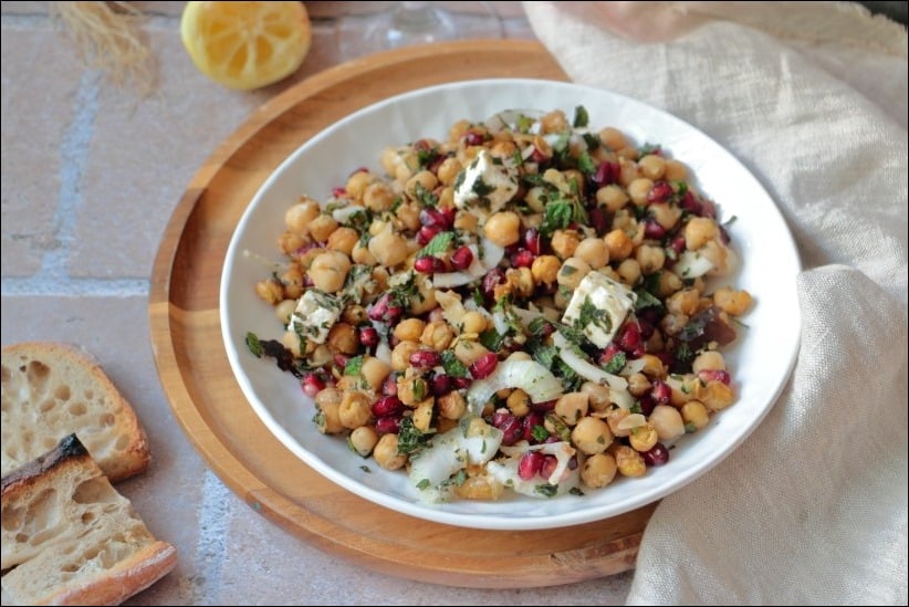 recette salade pois chiches feta