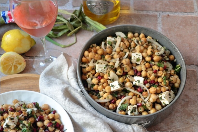 Salade_pois_chiches_feta (8) salade composée avec pois chiches