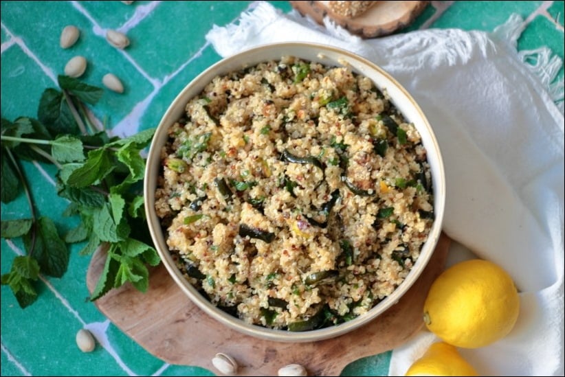 Salade_quinoa_courgettes_roties_dukkah_citron_confit (22) salade quinoa courgette menthe citron confit