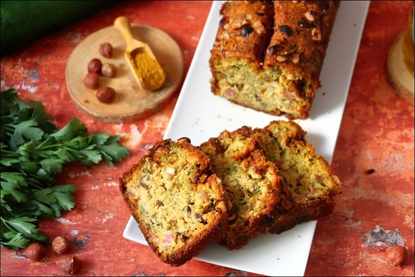 Cake-lardons-courgette-noisettes-curry (11) cake courgette lardons curry noisettes