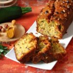 cake lardons courgettes