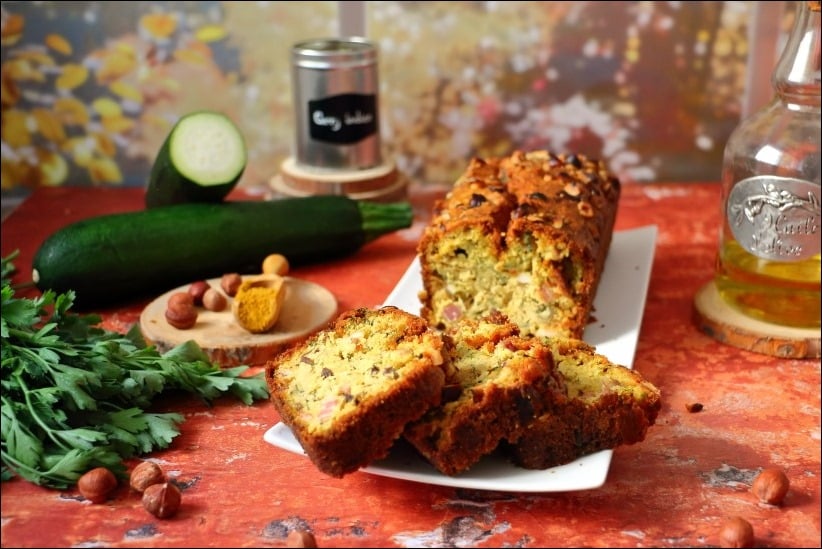 Cake-lardons-courgette-noisettes-curry (6) cake curry courgette