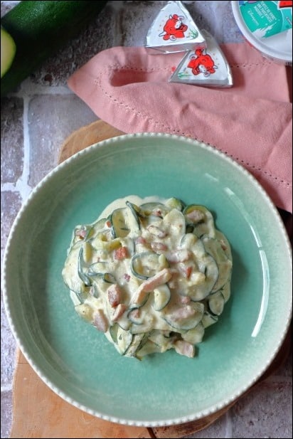 que faire avec des courgettes et des lardons