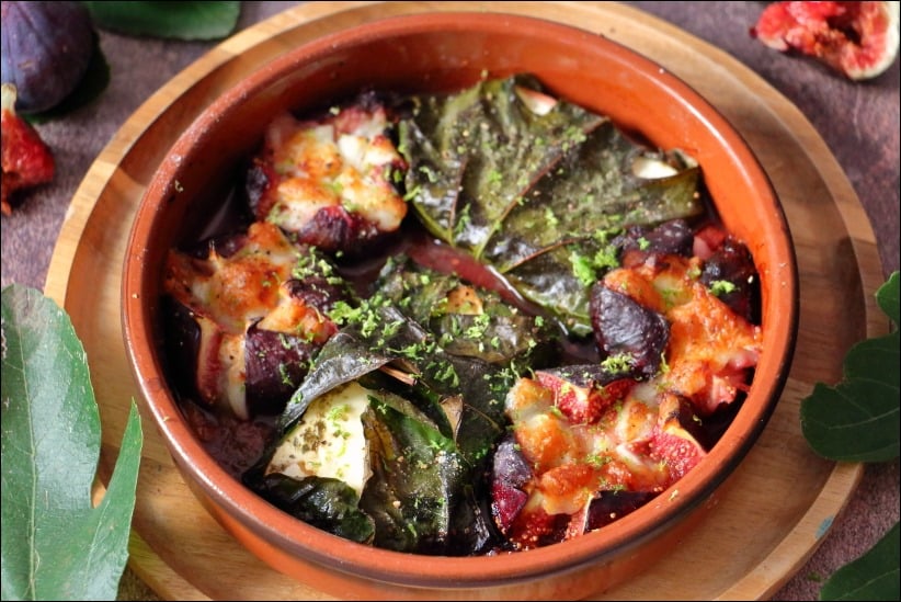 Figues-roties-farcies-feta-mozzarella (7) figues roties miel mozza