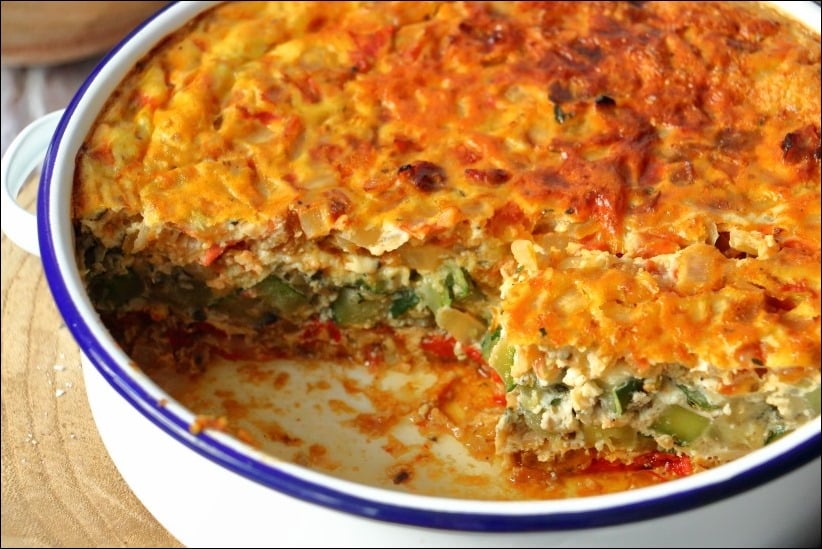 Gateau_omelette_legumes (11) omelette tomate courgette poivron