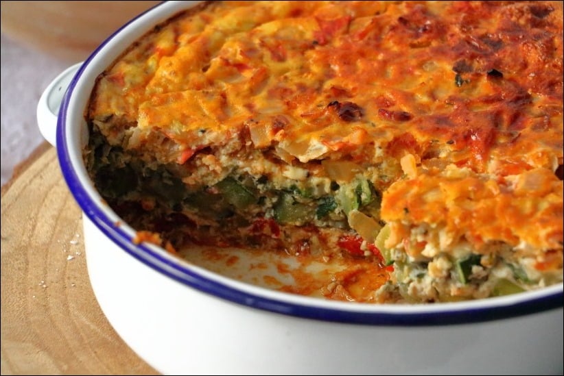 Gateau_omelette_legumes (6) omelette poivrons courgettes tomates