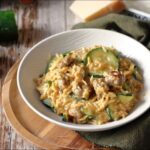 one pot orzo courgette fromage frais