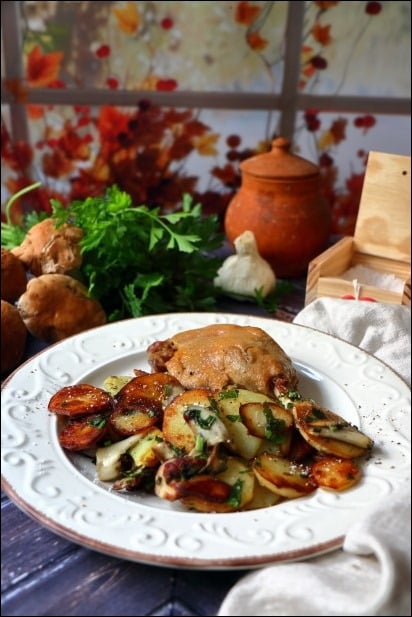 poêlée à la sarladaise pommes de terre et graisse de canard