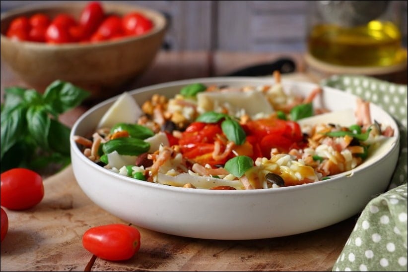 salade orzo tomate basilic