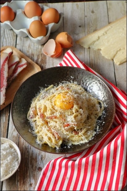 spaghetti carbonara maison
