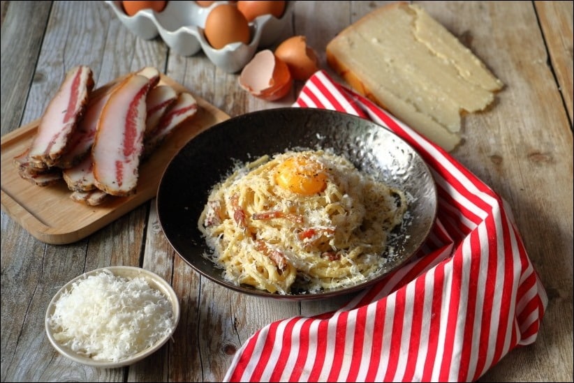 spaghetti carbonara recette sans crème