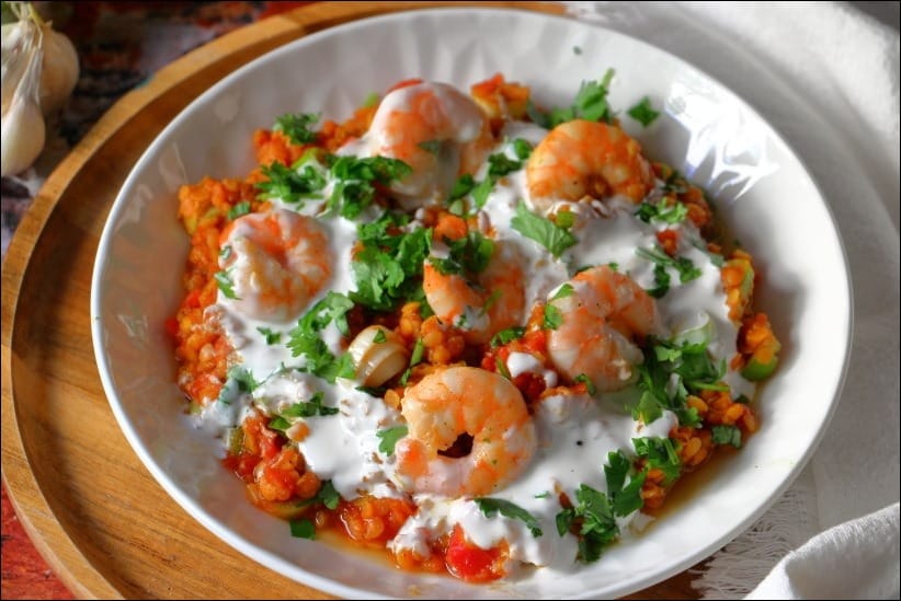 Dahl-lentilles-corail-crevettes (12) dahl lentilles corail creme coco