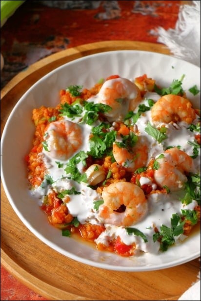 Dahl-lentilles-corail-crevettes (14) dahl lentilles creme coco crevettes