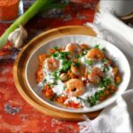 dahl lentilles crevettes creme de coco