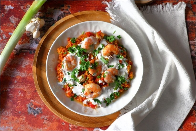 Dahl-lentilles-corail-crevettes (9) dahl lentilles coco crevettes