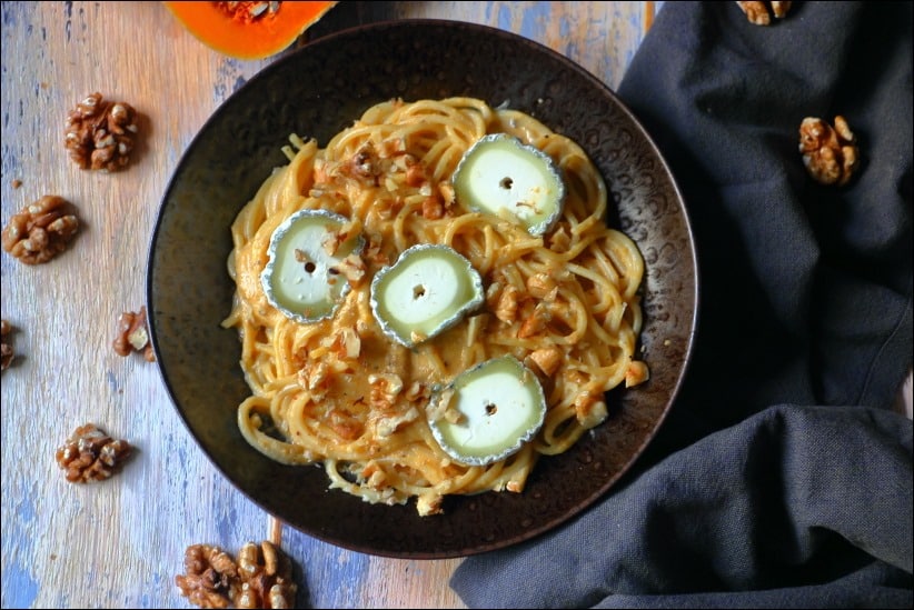 pates courge chevre