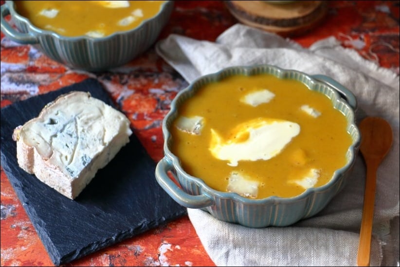 velouté potimarron aux chataignes