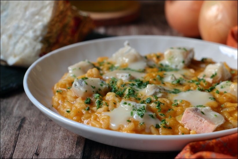 Risotto-potiron-gorgonzola (7) risotto potiron roquefort