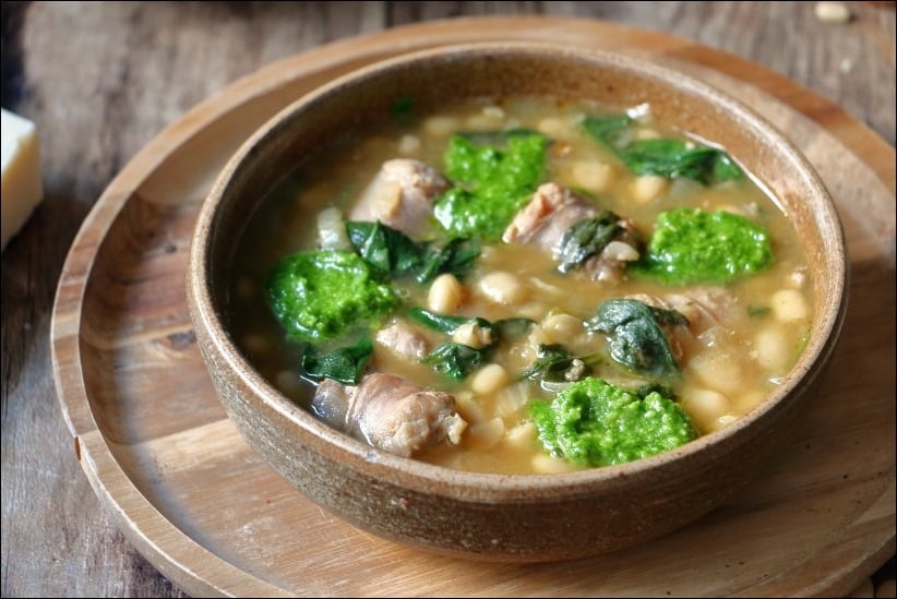 soupe haricots blancs saucisse