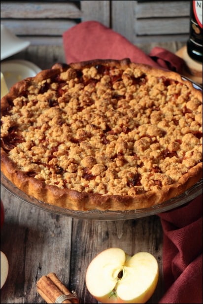 tarte pomme streusel