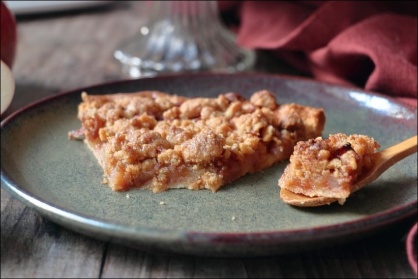 tarte aux pommes sans oeuf