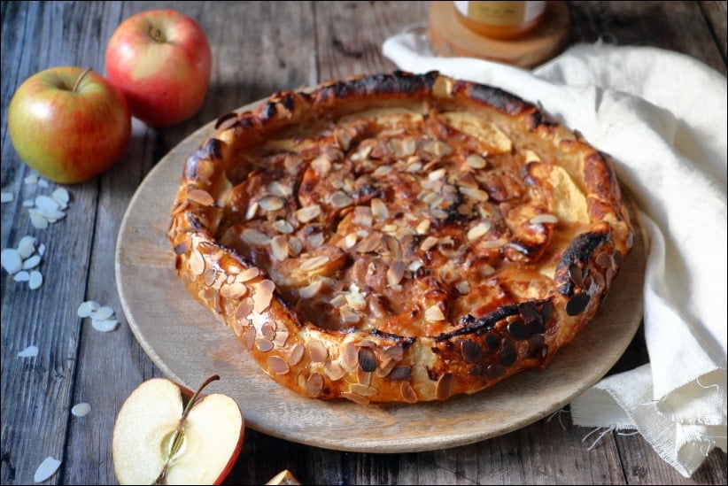 tarte pommes amandes