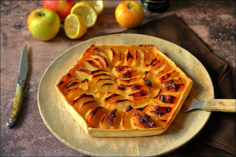 Tarte_pommes_confites_vanille_rhum (4) tarte pommes vanille rhum