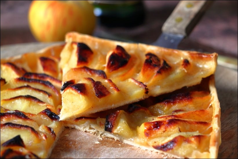 Tarte_pommes_confites_vanille_rhum (9) tarte aux pommes caramélisées