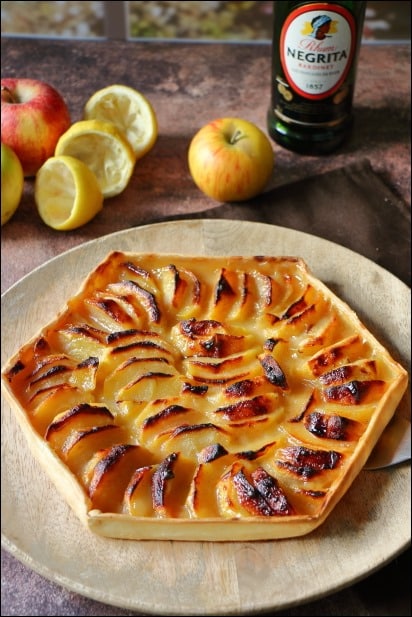Tarte_pommes_confites_vanille_rhum tarte pommes vanille rhum