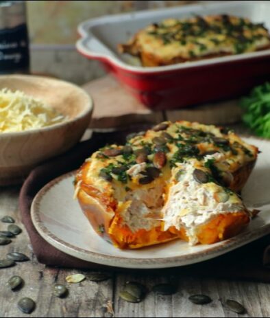 butternut farcie au thon