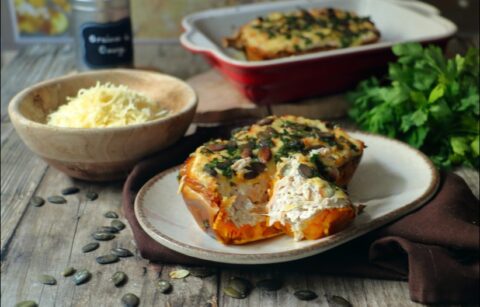 butternut farcie au thon
