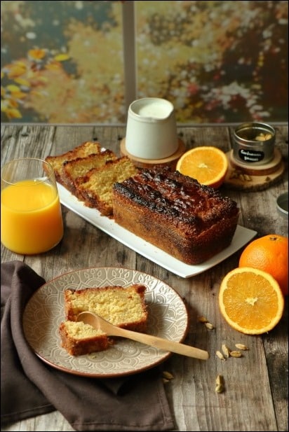 cake orange cardamome