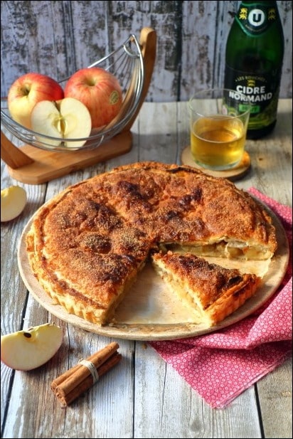 croustade feuilletée aux pommes