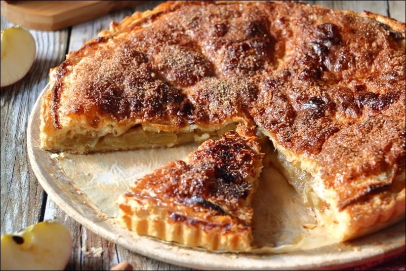 croustade aux pommes pâte feuilletée