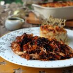 dinde confite au four et gratin de cèleri rave