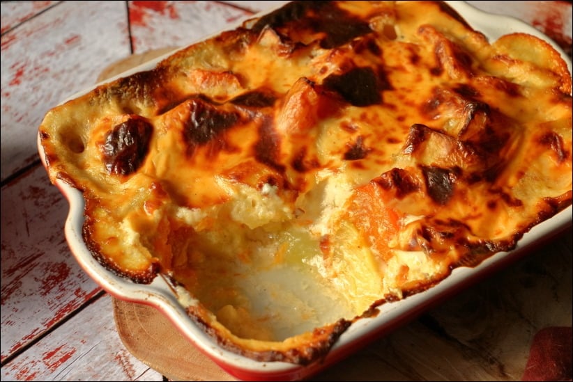 gratin potiron pommes de terre