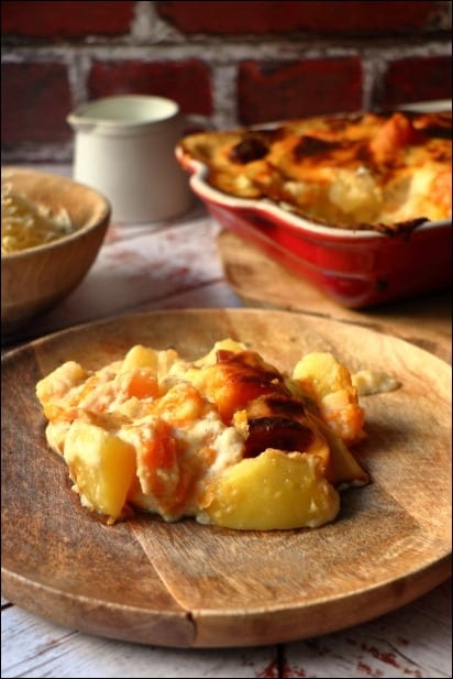 gratin pomme de terre potiron