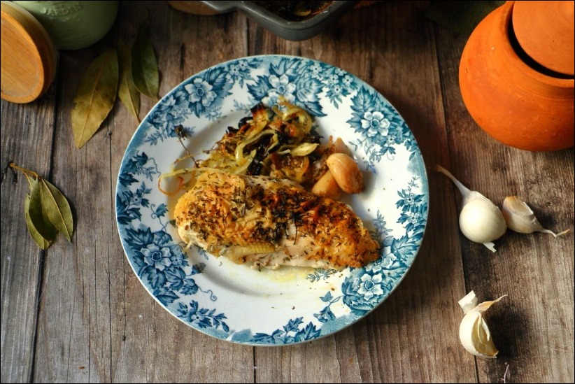 poulet entier basse température