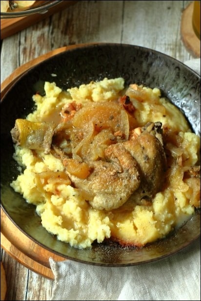 Saute_poulet_normande_cidre_pommes_calvados (6) poulet normande pommes