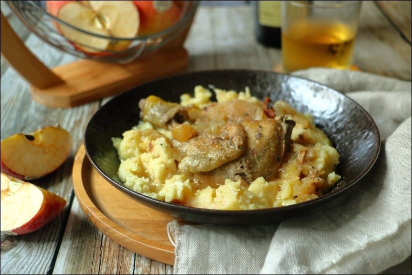 mijoté de poulet pommes cidre