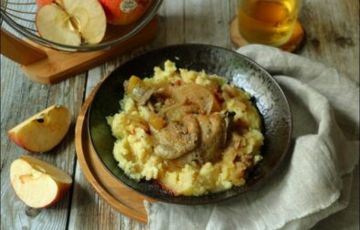 sauté de poulet à la normande