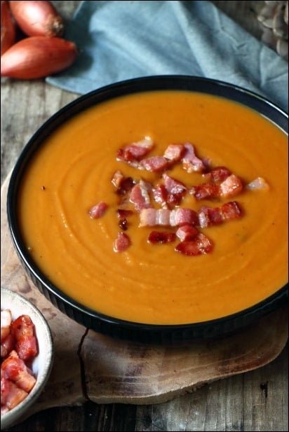 soupe potiron et pomme de terre