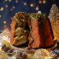 brioche de noël pistaches et clémentines façon pandoro