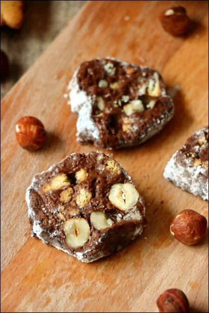 saucisson au chocolat nutella